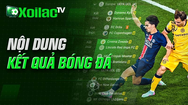 Nội dung của chuyên mục kết quả bóng đá tại Xoilac Nội dung của chuyên mục kết quả bóng đá tại Xoilac